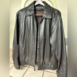 Marc New York Men's Dark Brown Leather Jacket